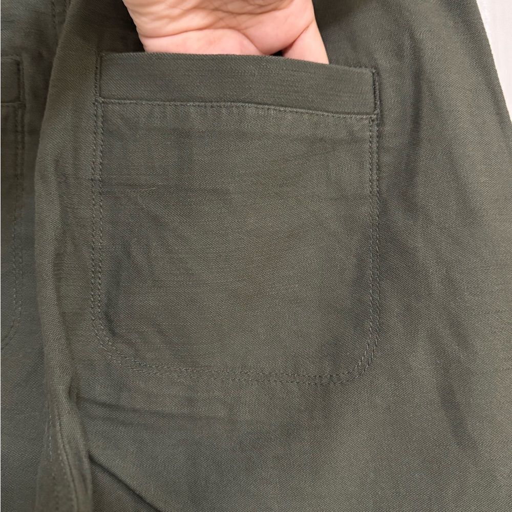 J.Crew Women’s Pants Style BT131 FA23 | Size P6 | 100% Cotton | Army Green | NWT - Picture 8 of 16